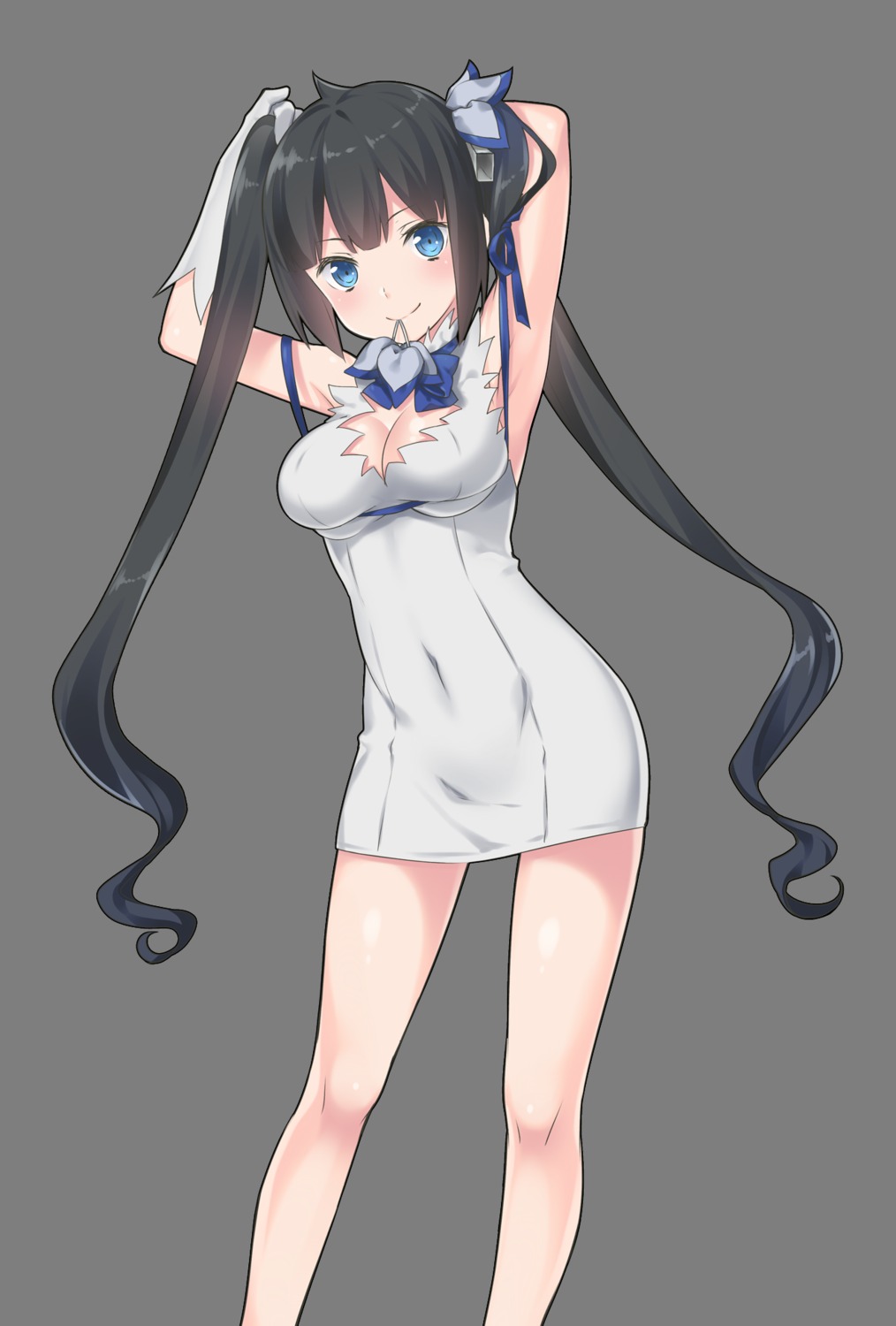 cleavage dress dungeon_ni_deai_wo_motomeru_no_wa_machigatteiru_darou_ka hestia_(danmachi) transparent_png