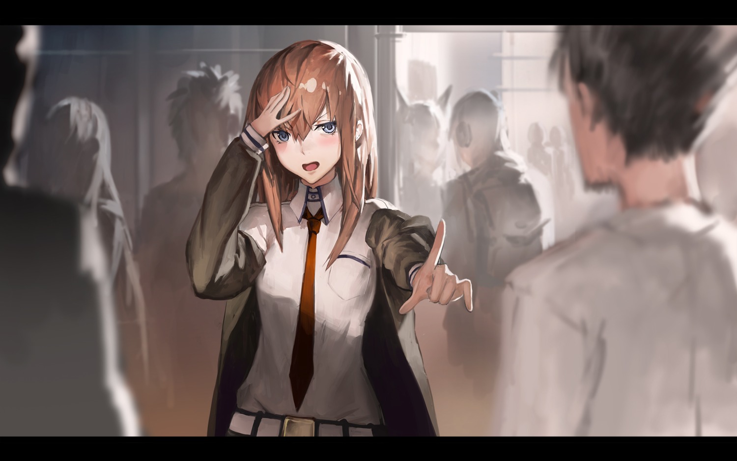 makise_kurisu okabe_rintarou steins;gate twh