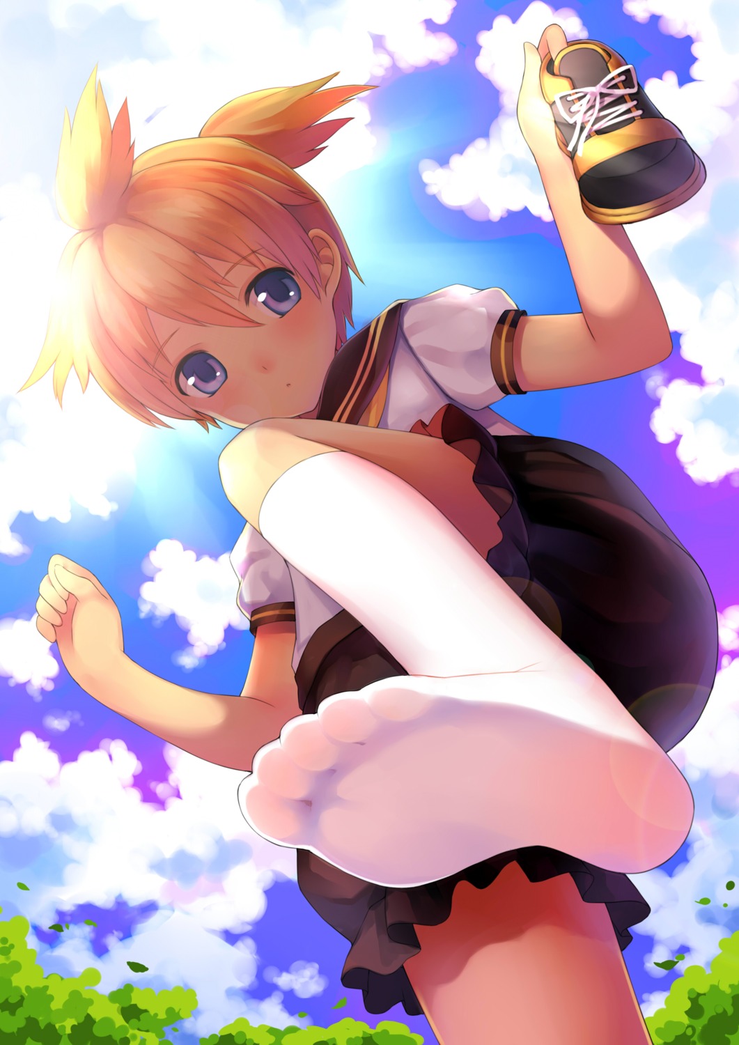 feet kagamine_len shota tsubasa_tsubasa vocaloid