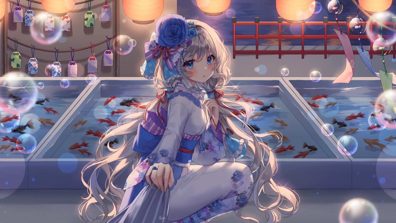 houchi_shoujo shiro_albino yukata