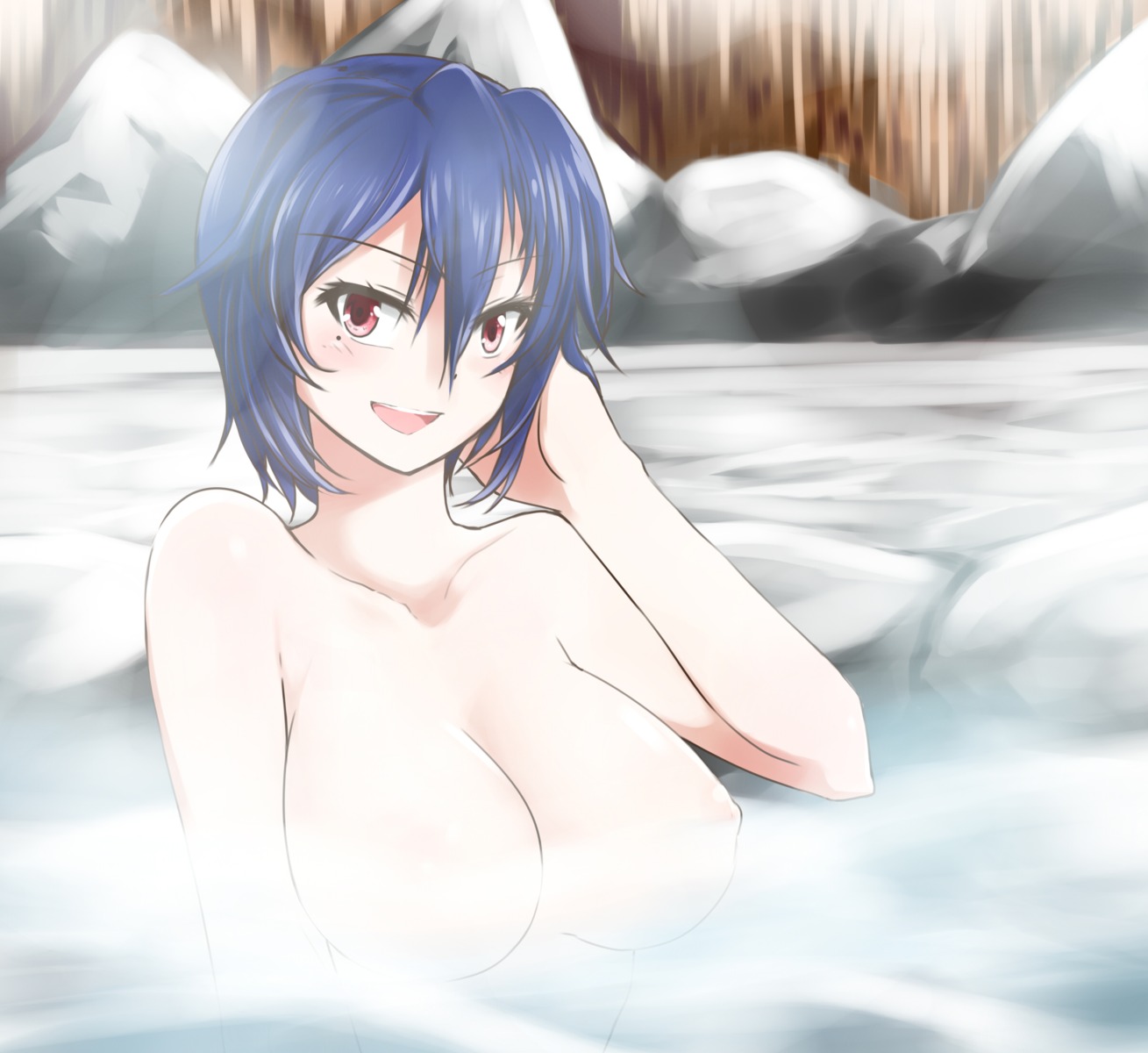 cleavage karadborg naked nisekoi onsen tsugumi_seishirou