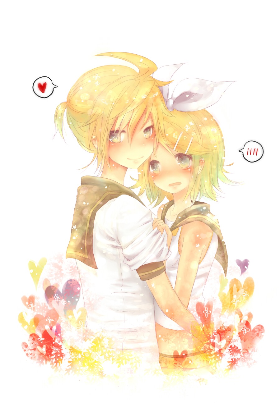 kagamine_len kagamine_rin masha vocaloid