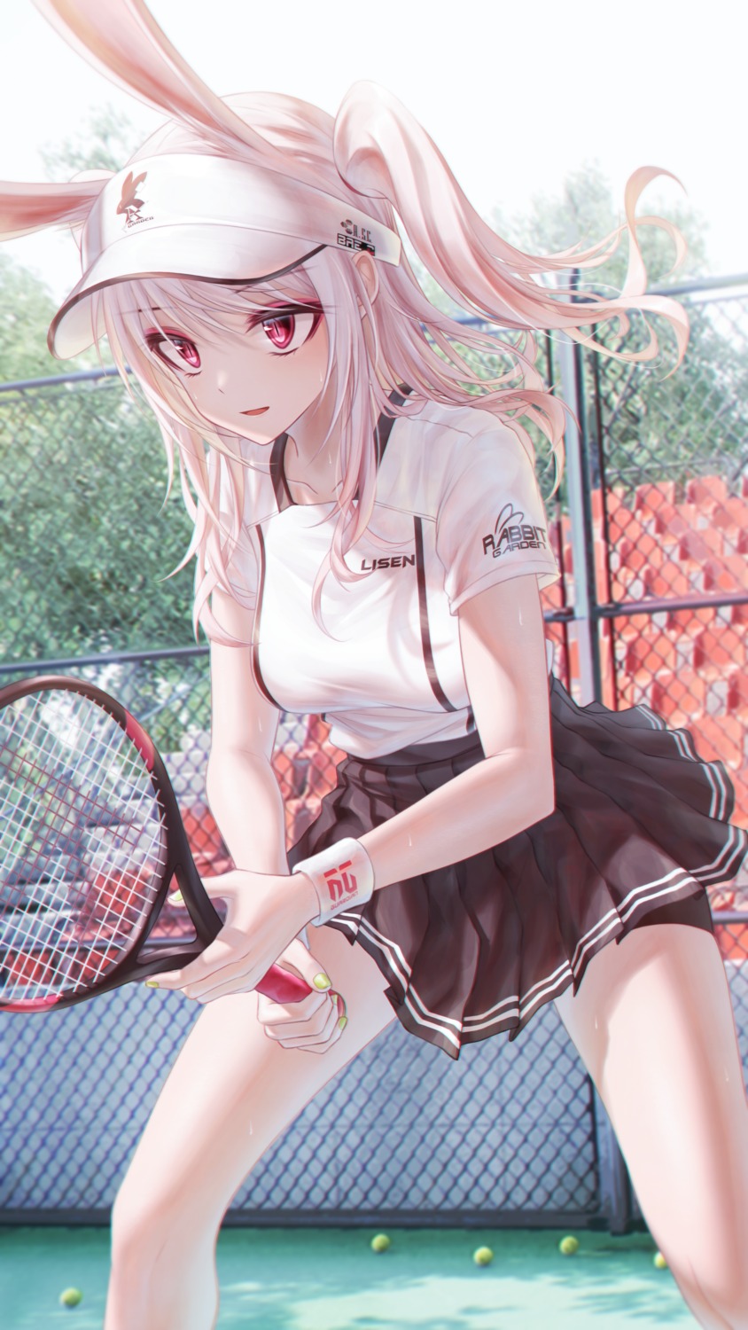 animal_ears bae.c bunny_ears gym_uniform tennis