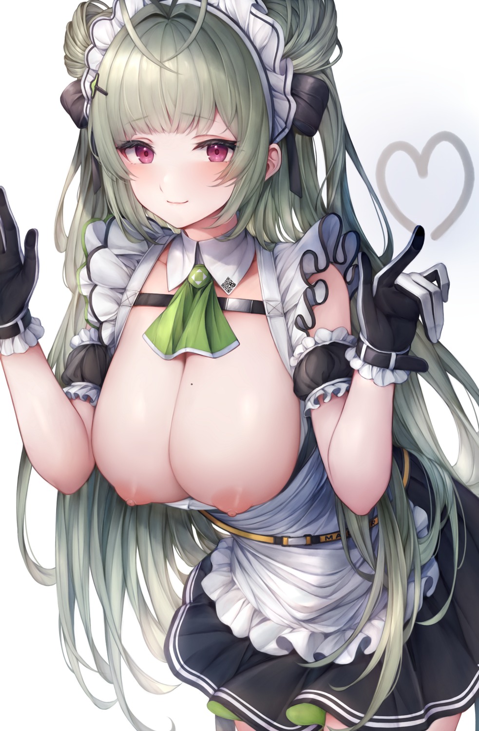 breasts maid nikke_the_goddess_of_victory nipples no_bra snm_(sunimi) soda_(nikke)