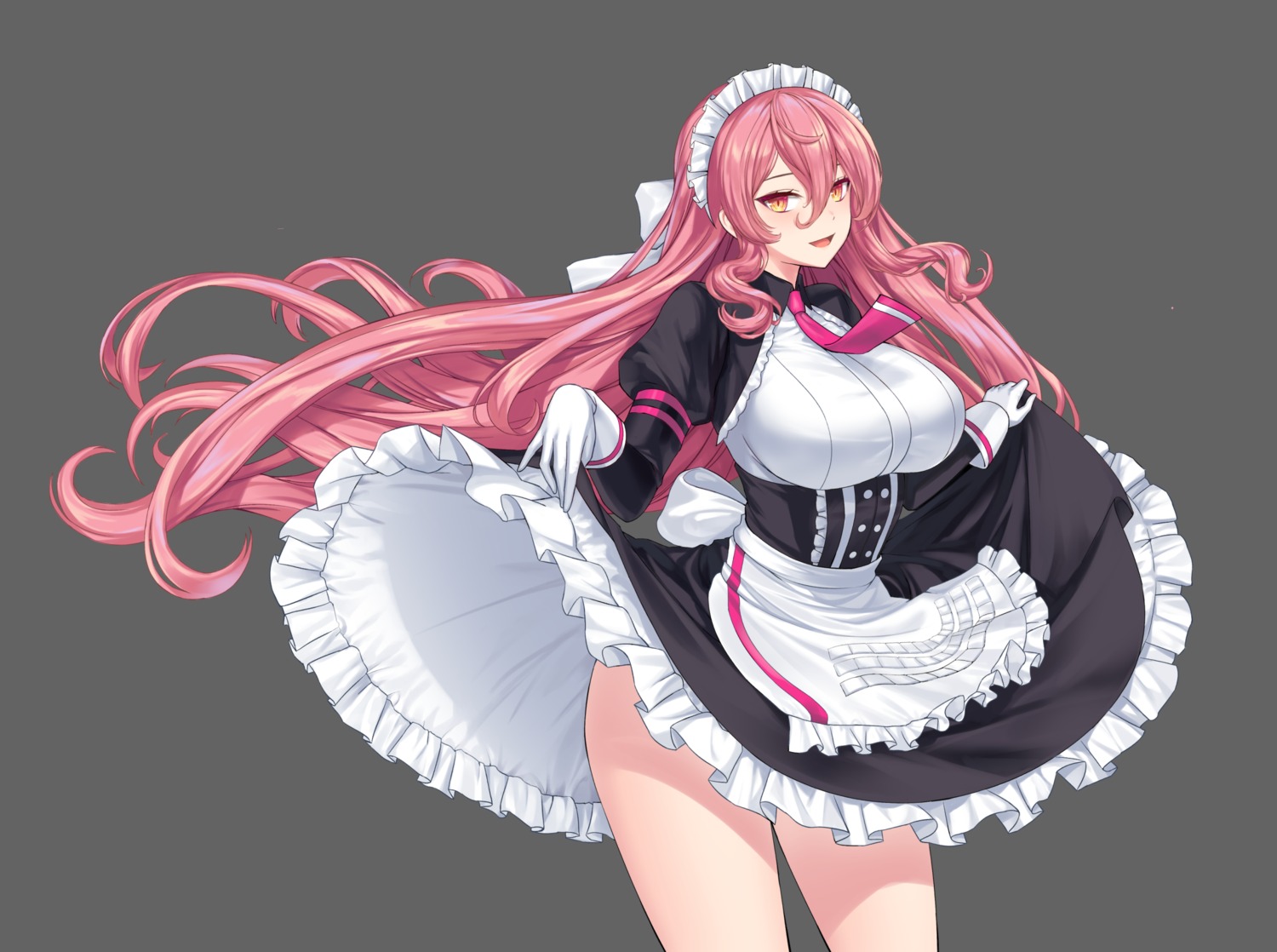 bindong counter:side maid skirt_lift transparent_png
