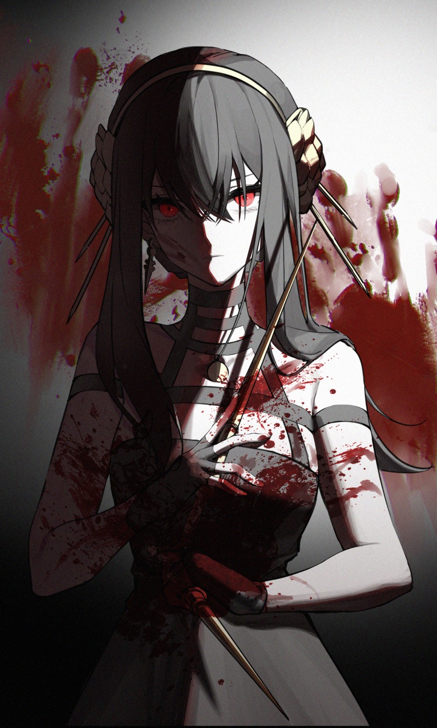 blood dress spy_x_family tagme weapon yor_briar