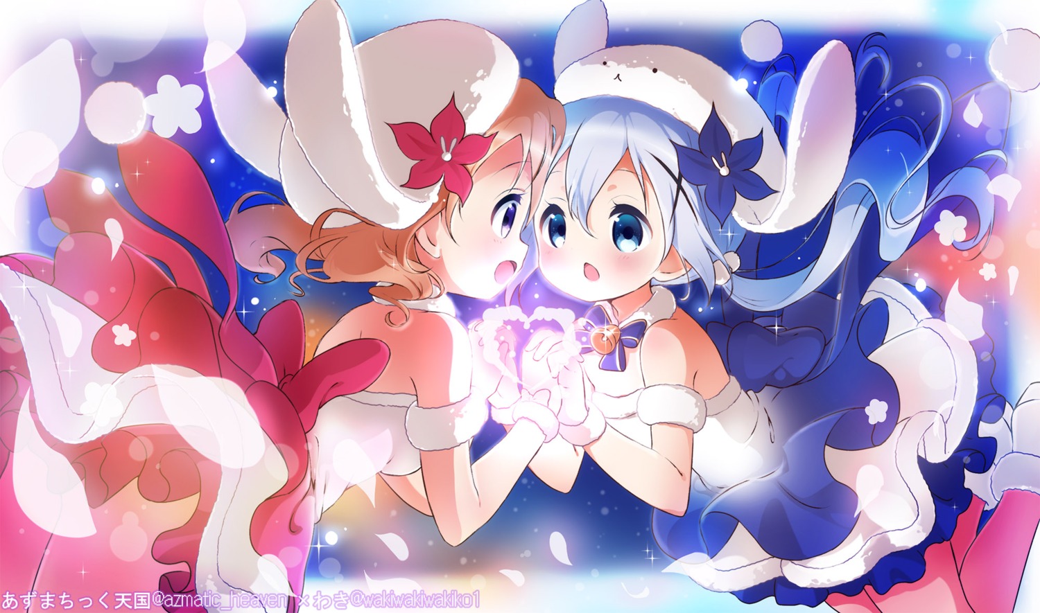 dress gochuumon_wa_usagi_desu_ka? hoto_cocoa kafuu_chino official_watermark pantyhose waki_(pixiv2609622)