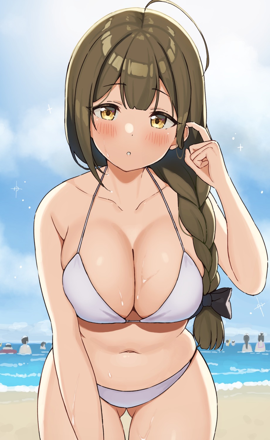 bikini kuwayama_chiyuki swimsuits the_idolm@ster the_idolm@ster_shiny_colors wanimaru