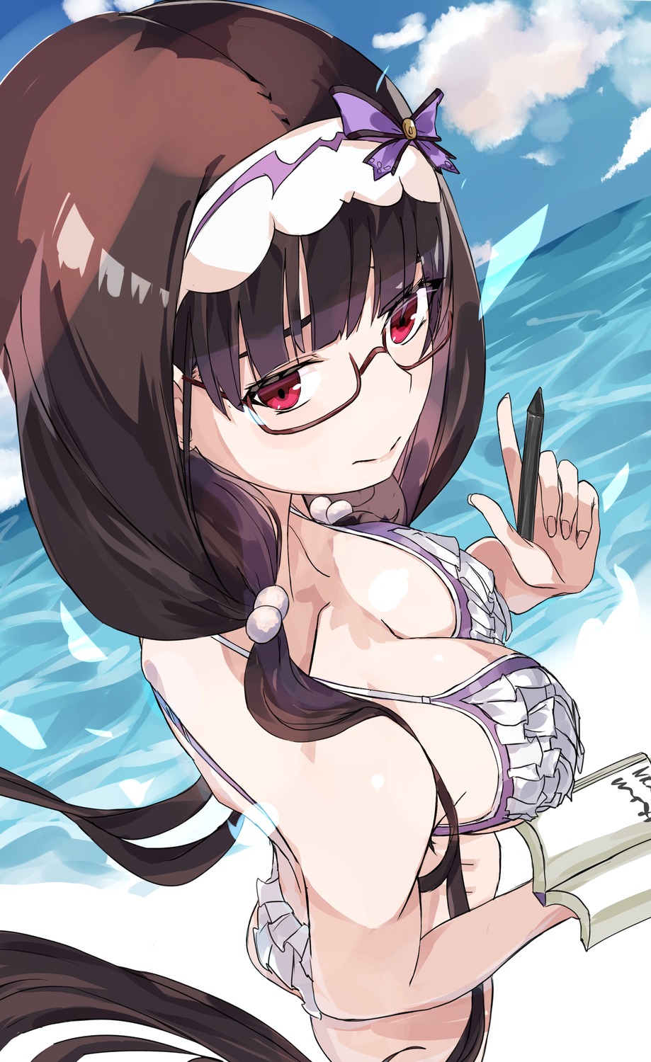 bikini burai_yuuki fate/grand_order megane osakabe-hime_(fate/grand_order) swimsuits