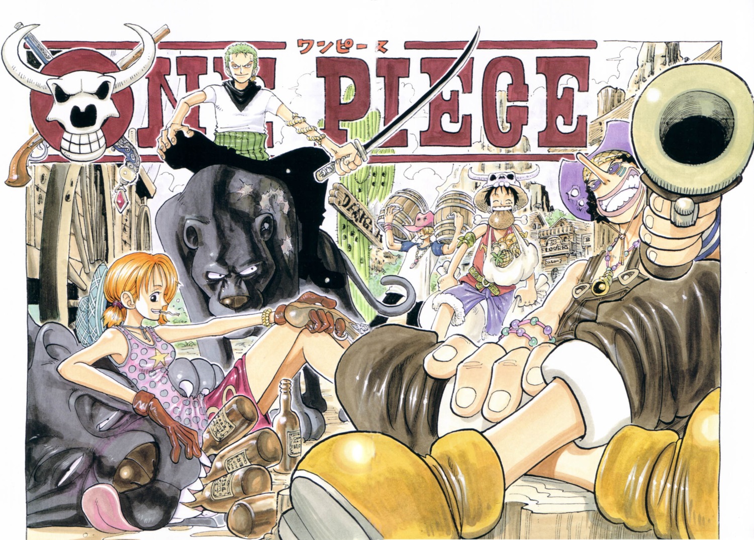 monkey_d_luffy nami oda_eiichirou one_piece roronoa_zoro usopp vinsmoke_sanji