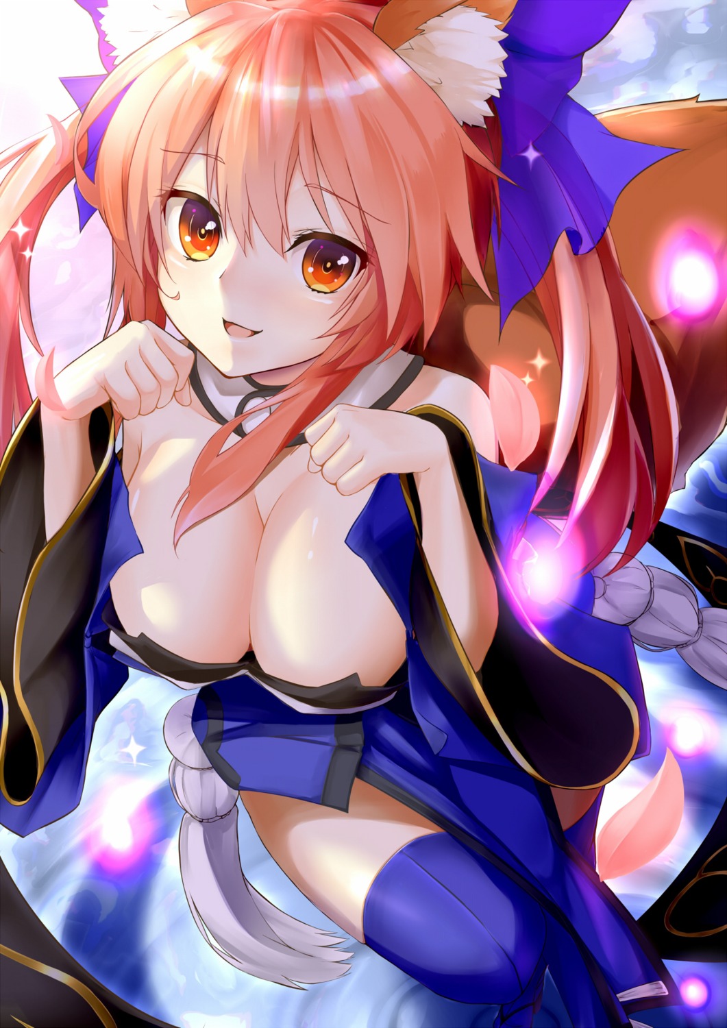 animal_ears fate/extra fate/grand_order fate/stay_night shiron tail tamamo_no_mae thighhighs