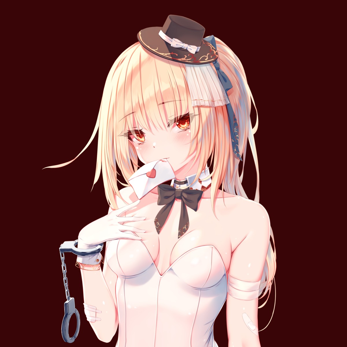 artist_revision bandages bandaid breast_hold no_bra seelehan