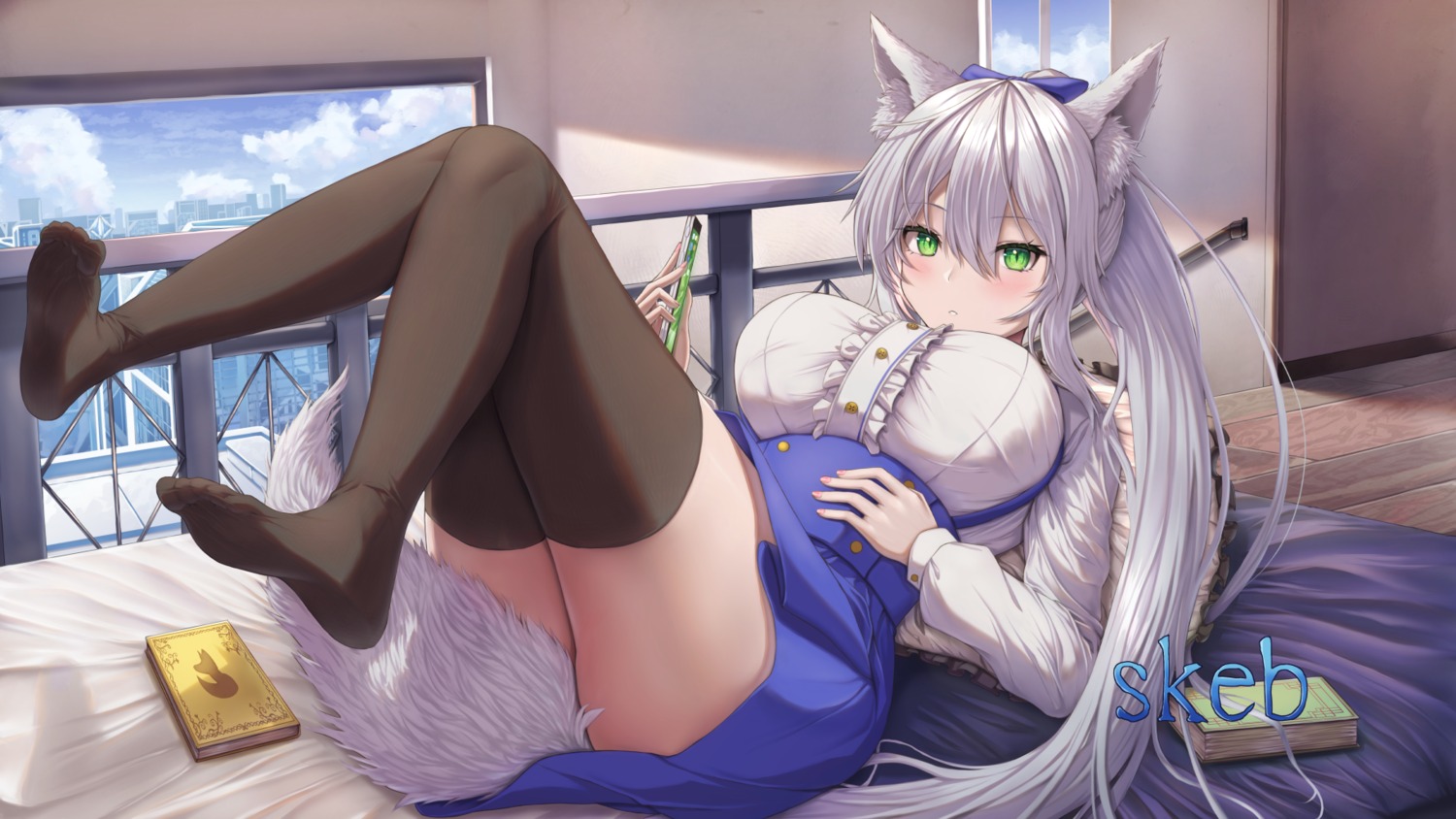 animal_ears buran tail thighhighs