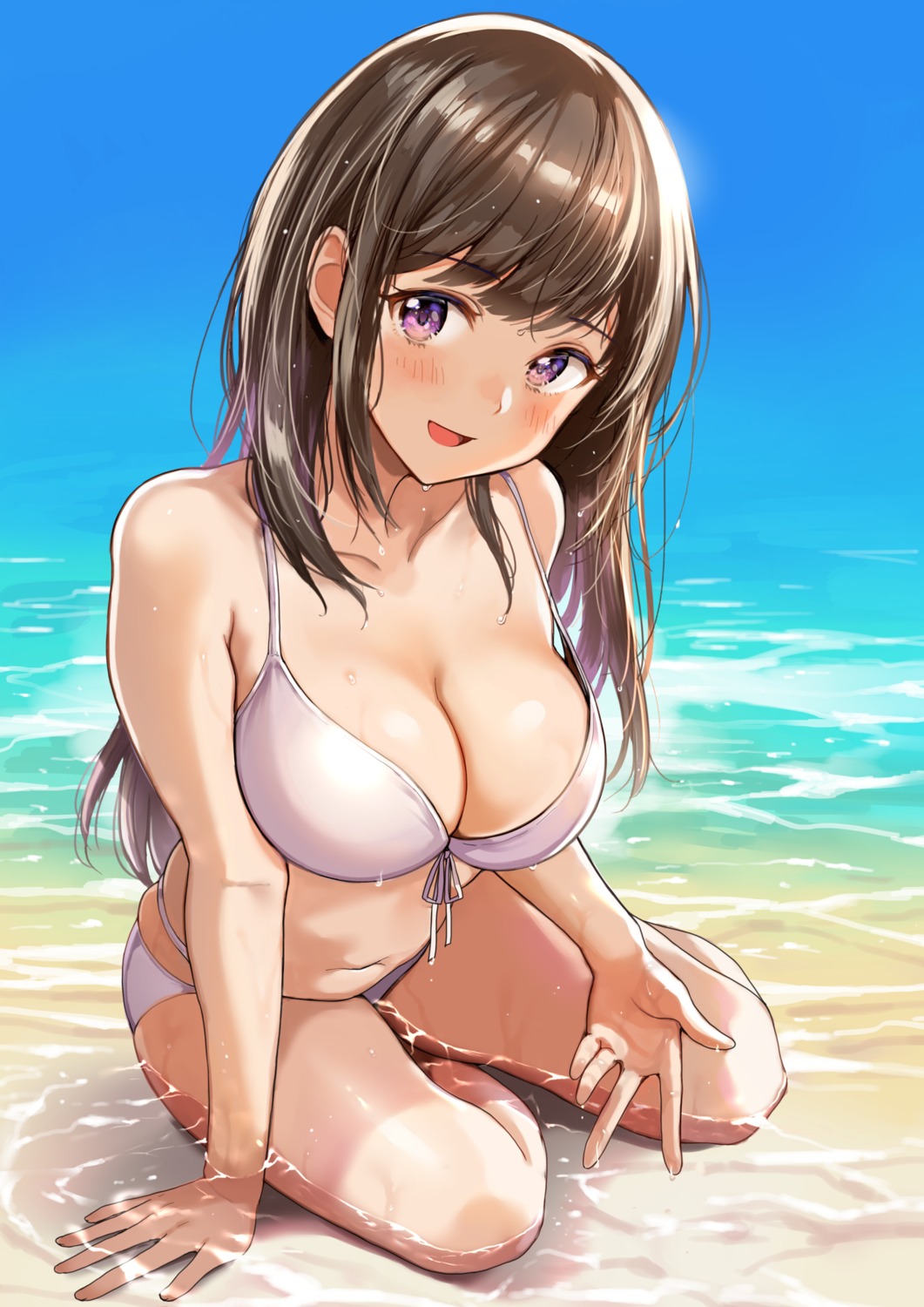 bikini cleavage nishizawa_5mm swimsuits wet