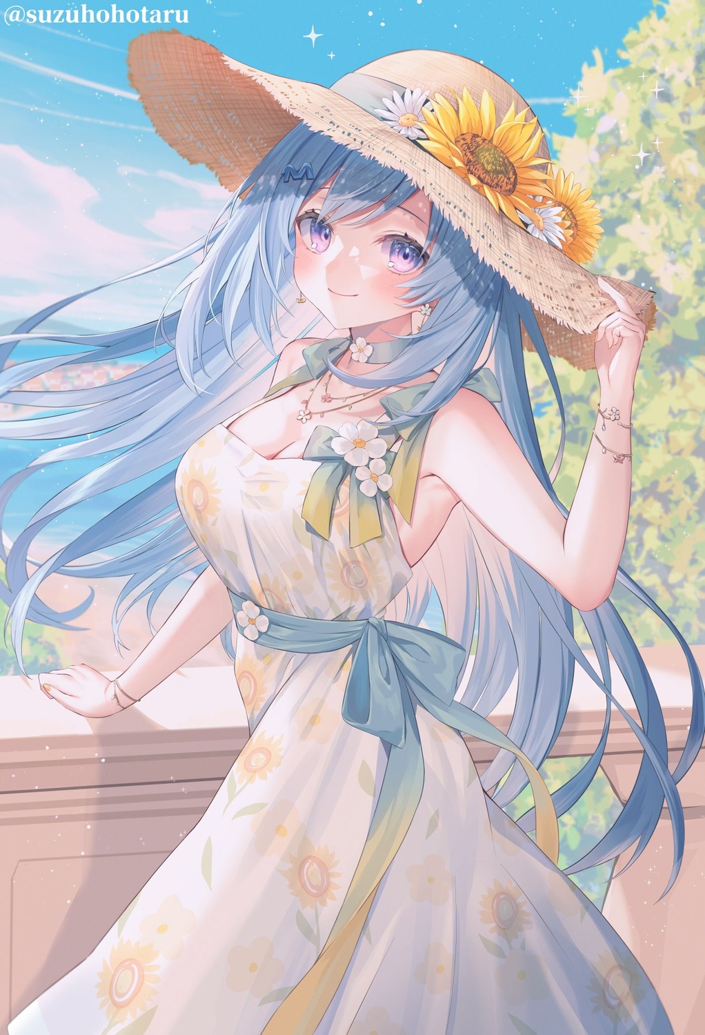 dress emori_miku emori_miku_project summer_dress suzuho_hotaru