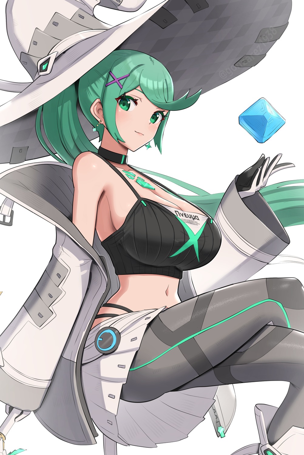 gonzarez no_bra pantsu pantyhose pneuma_(xenoblade_2) witch xenoblade_(series) xenoblade_2