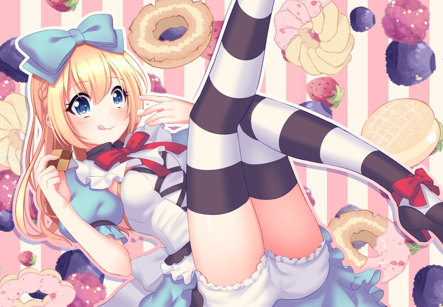 alice alice_in_wonderland bloomers hoshina_meito thighhighs