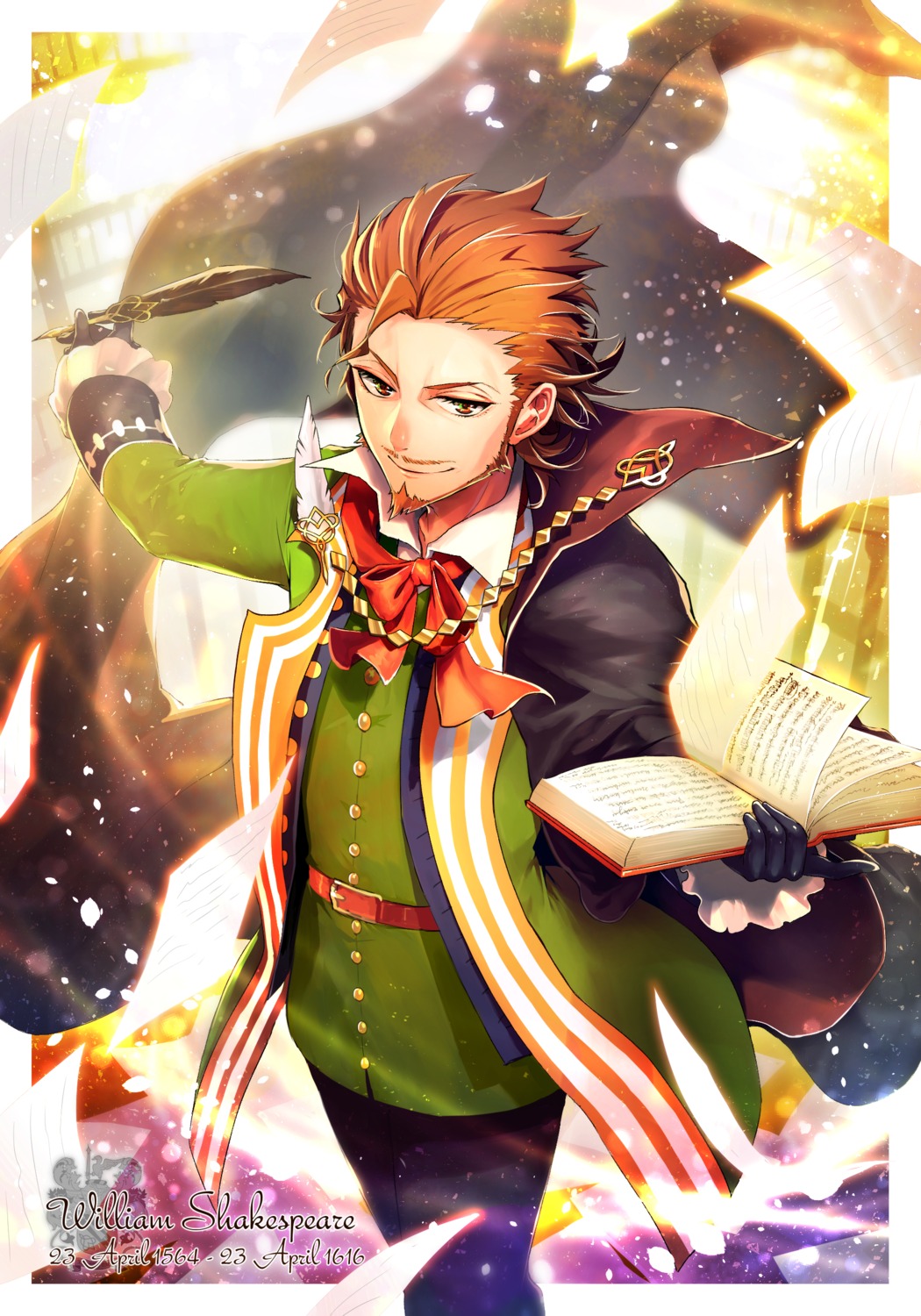 cocorosso fate/apocrypha fate/grand_order fate/stay_night male william_shakespeare_(fate)