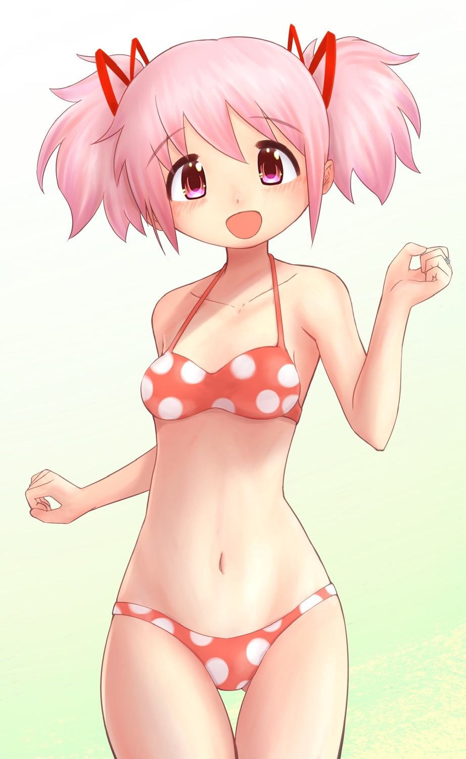 bikini kaname_madoka puella_magi_madoka_magica reiwanoshiro swimsuits