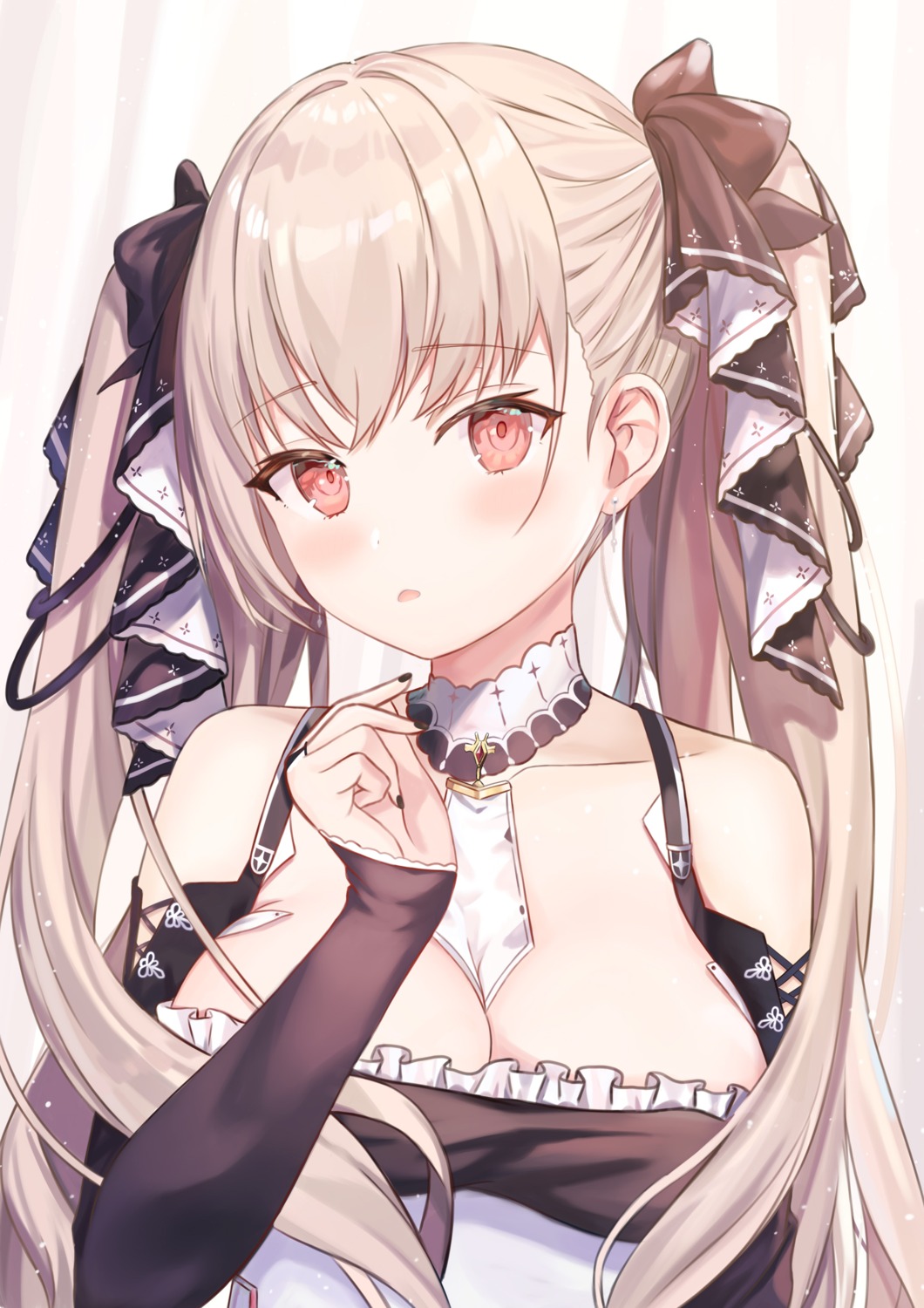 azur_lane formidable_(azur_lane) gothic_lolita lolita_fashion nannann no_bra