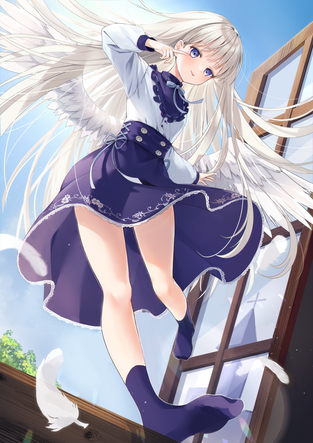 angel fuyoyo skirt_lift wings