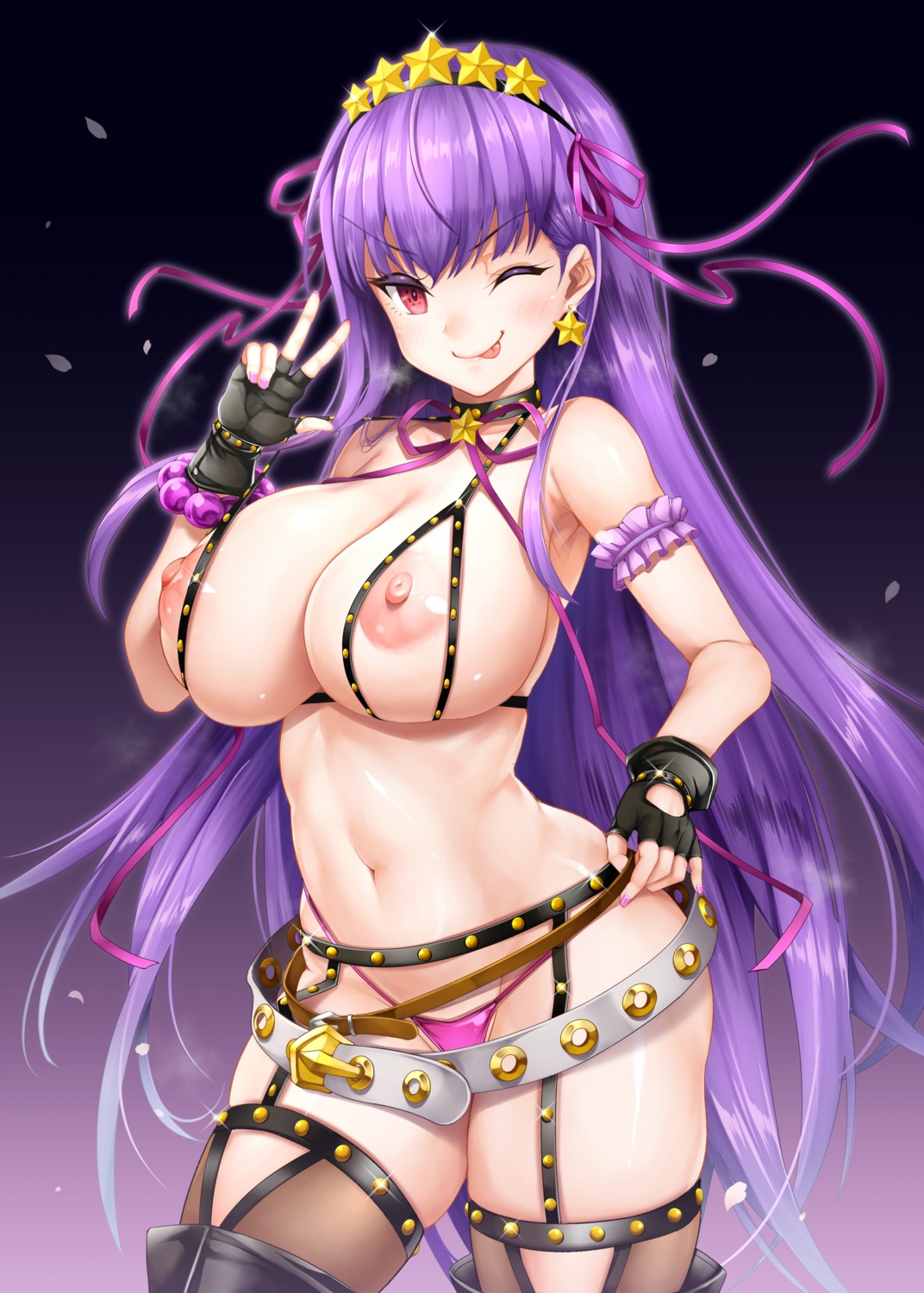 bb_(fate/extra_ccc) fate/grand_order nipples oni-noboru