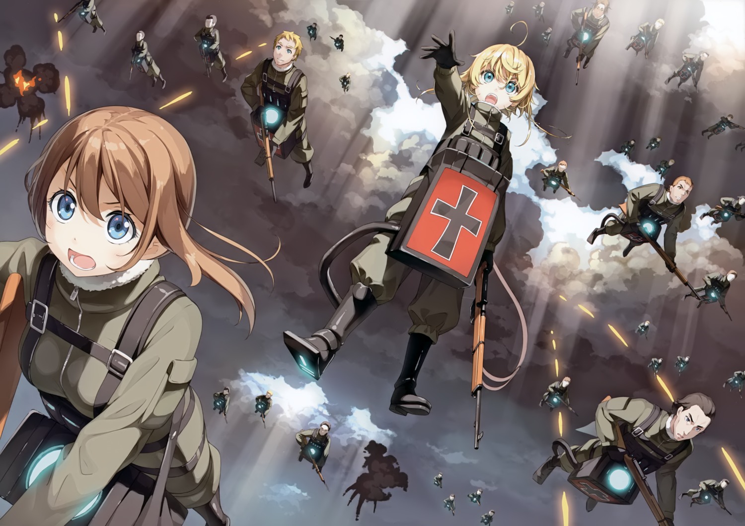 5_nenme_no_houkago gun kantoku tanya_degurechaff uniform youjo_senki