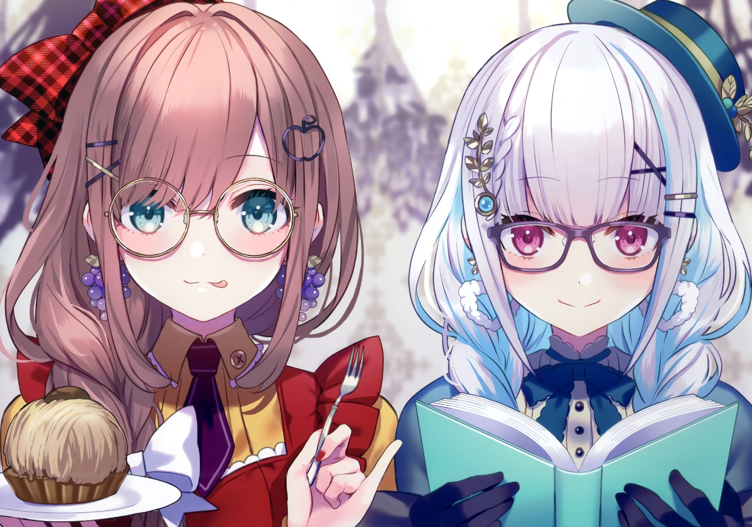 chroma_(saine) lize_helesta megane nijisanji saine suzuhara_ruru