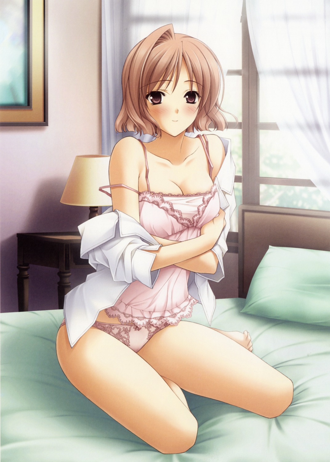 lingerie nogisaka_motoka open_shirt pantsu screening sphere suzuhira_hiro yosuga_no_sora