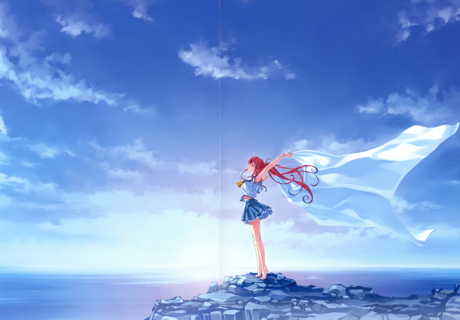 abhar crease deep_blue_sky_&_pure_white_wings misaki_kurehito miyamae_tomoka seifuku