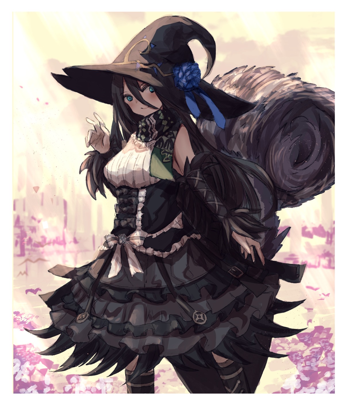 gothic_lolita lolita_fashion tail tibaya8 witch