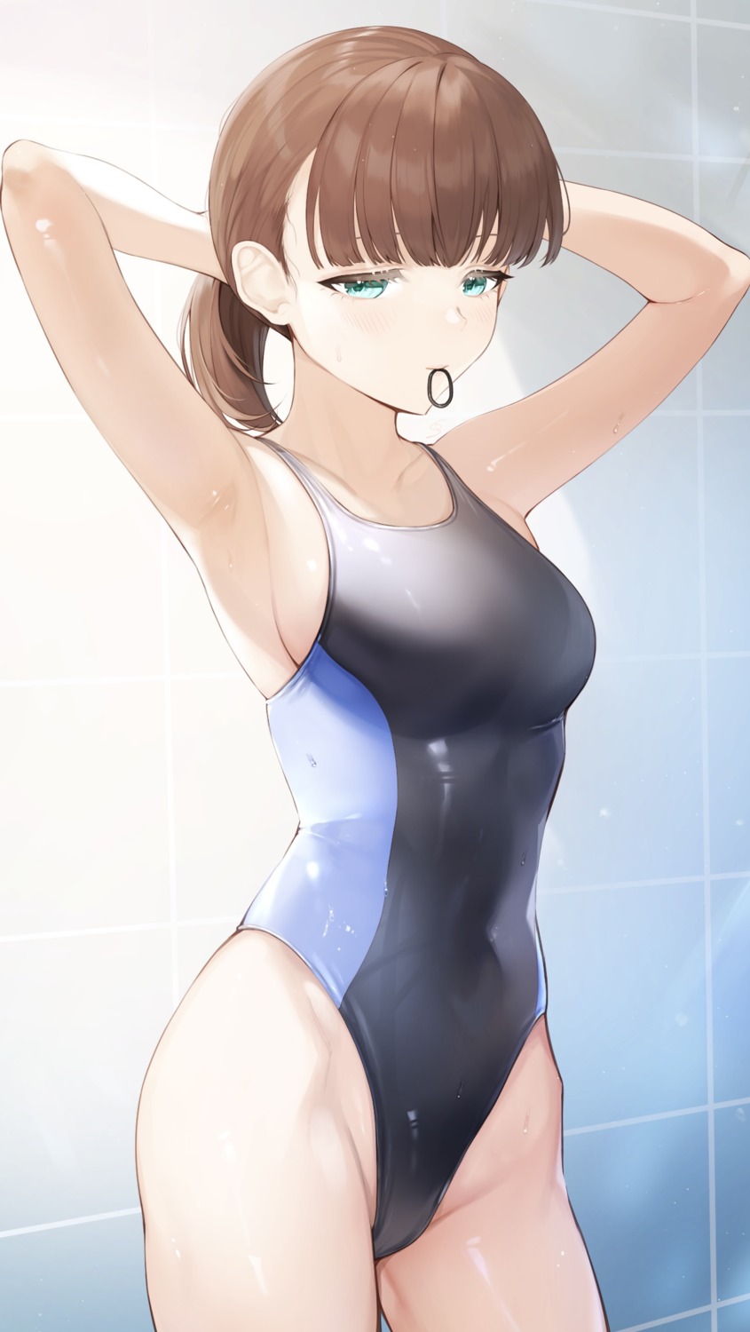 koyo_akio sakuma_mayu swimsuits the_idolm@ster the_idolm@ster_cinderella_girls