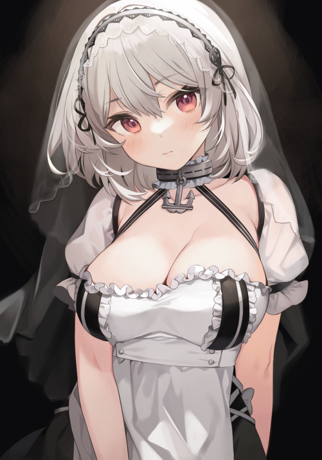 azur_lane kurige_horse maid no_bra sirius_(azur_lane)