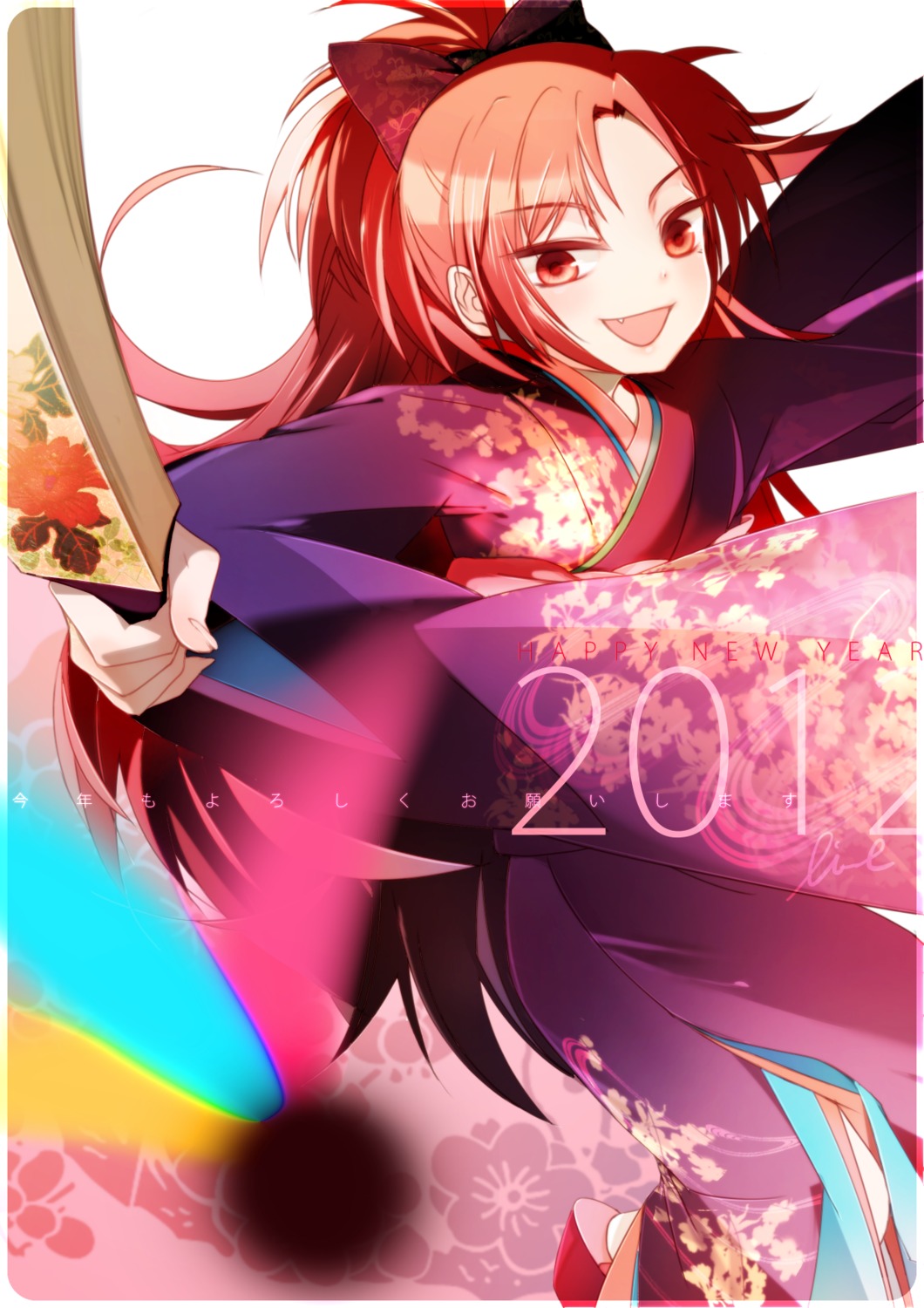 kimono li-e puella_magi_madoka_magica sakura_kyouko