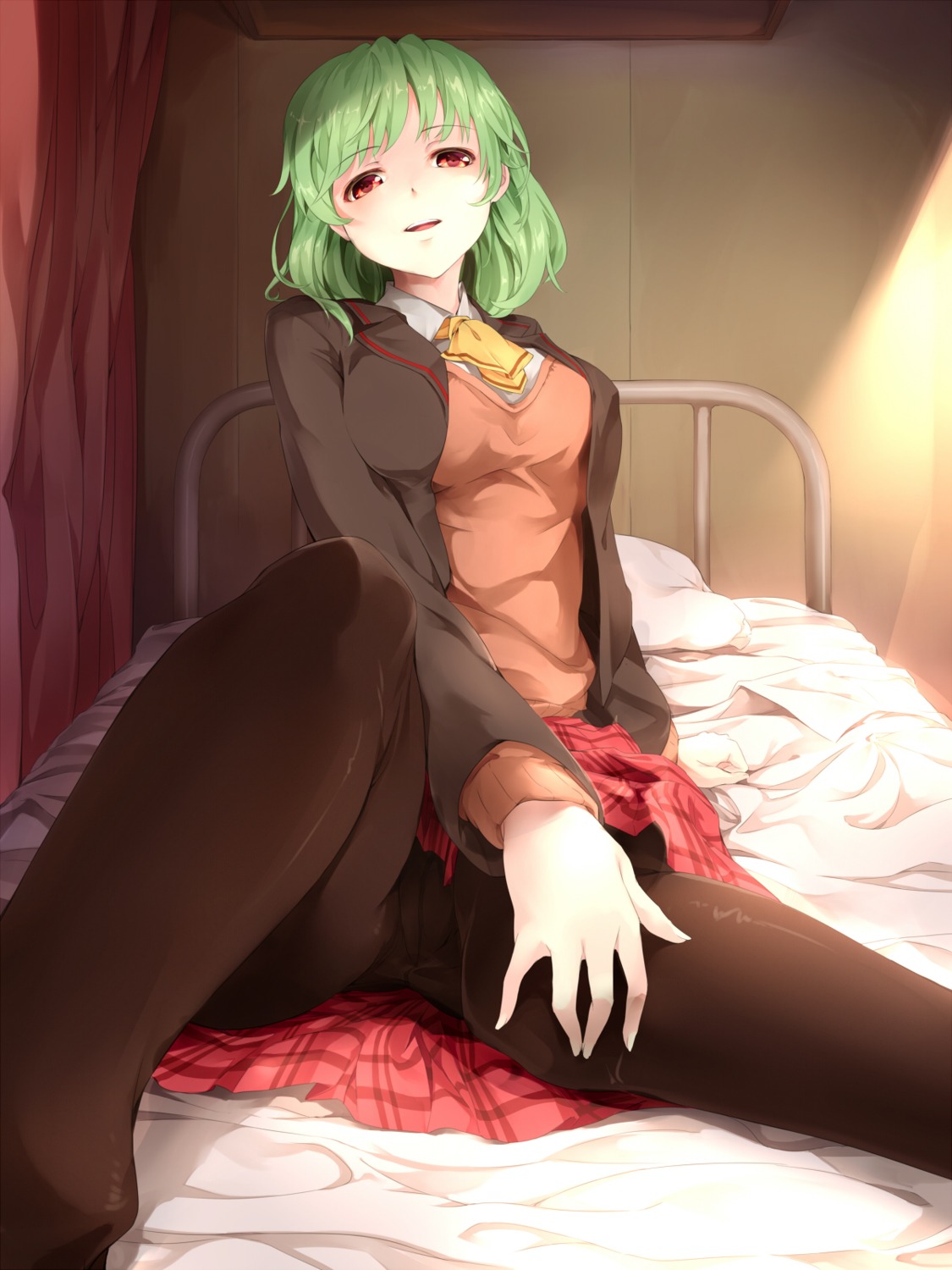 asu_tora cameltoe kazami_yuuka pantyhose seifuku touhou