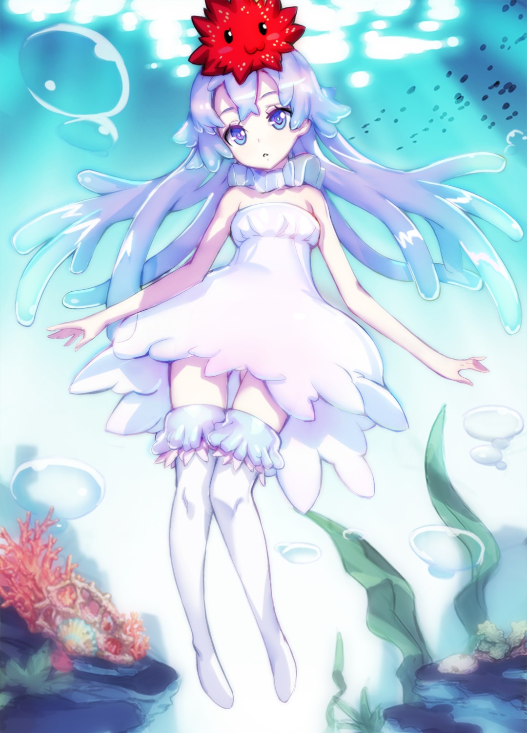 dress monster_girl rodway thighhighs