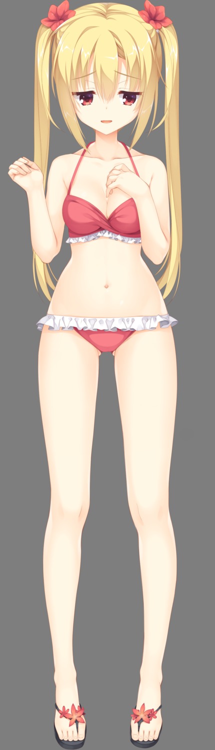 arihara_nanami bikini cleavage kobuichi riddle_joker swimsuits transparent_png yuzu-soft
