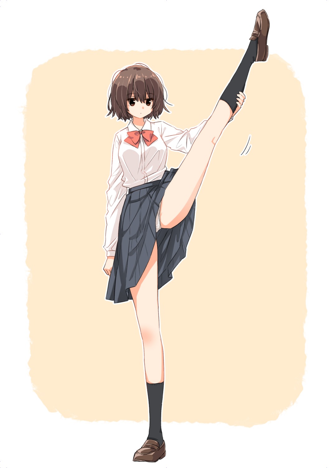 matsuda_hikari pantsu seifuku skirt_lift