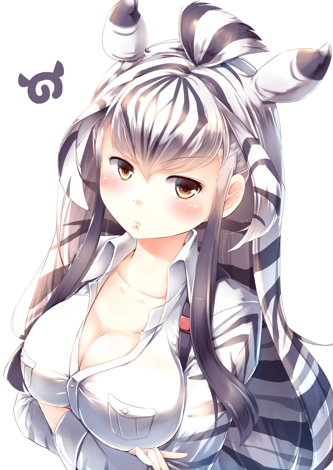 animal_ears cleavage kanzakietc kemono_friends