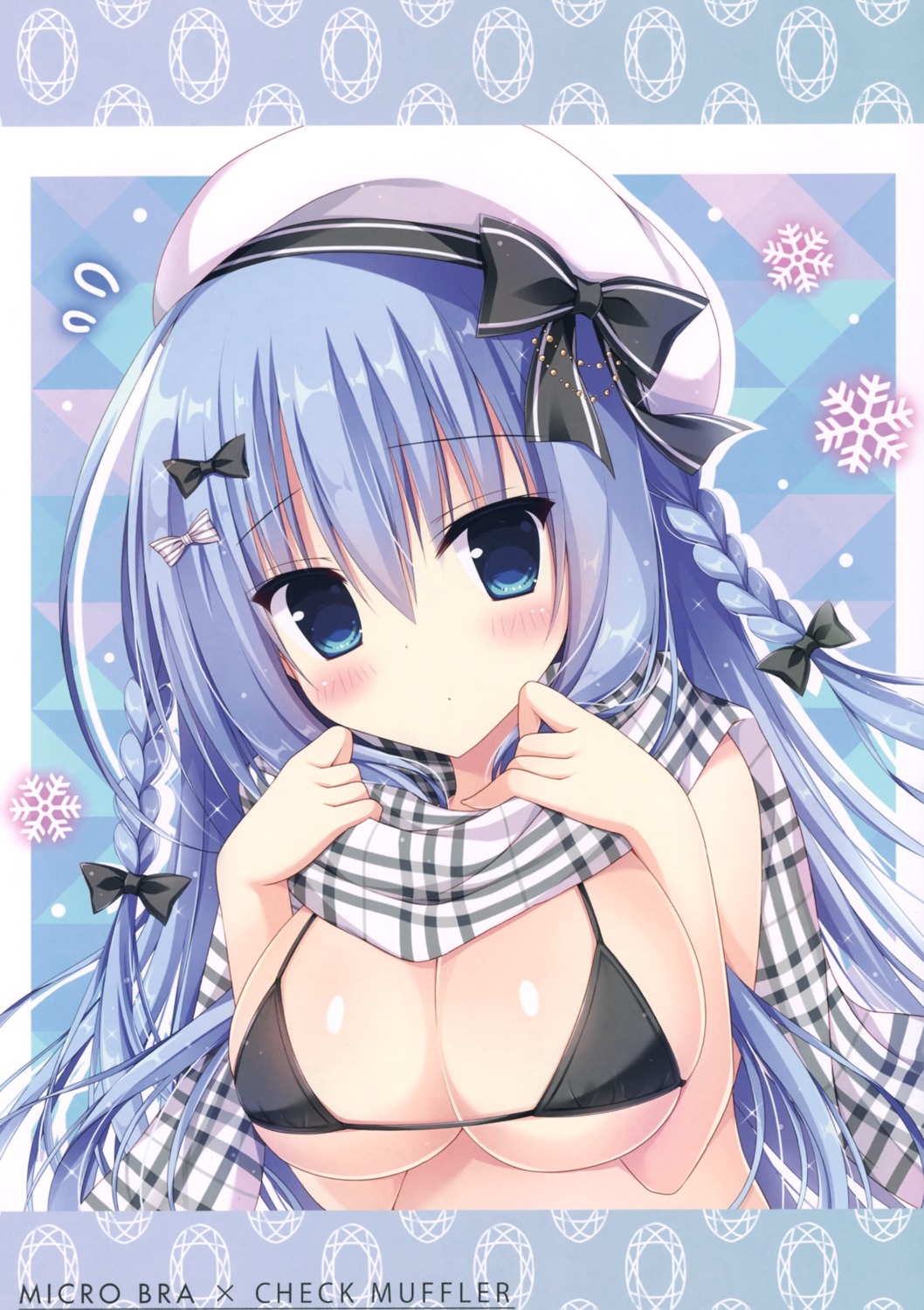 bikini_top breast_hold hasune hasuneya swimsuits