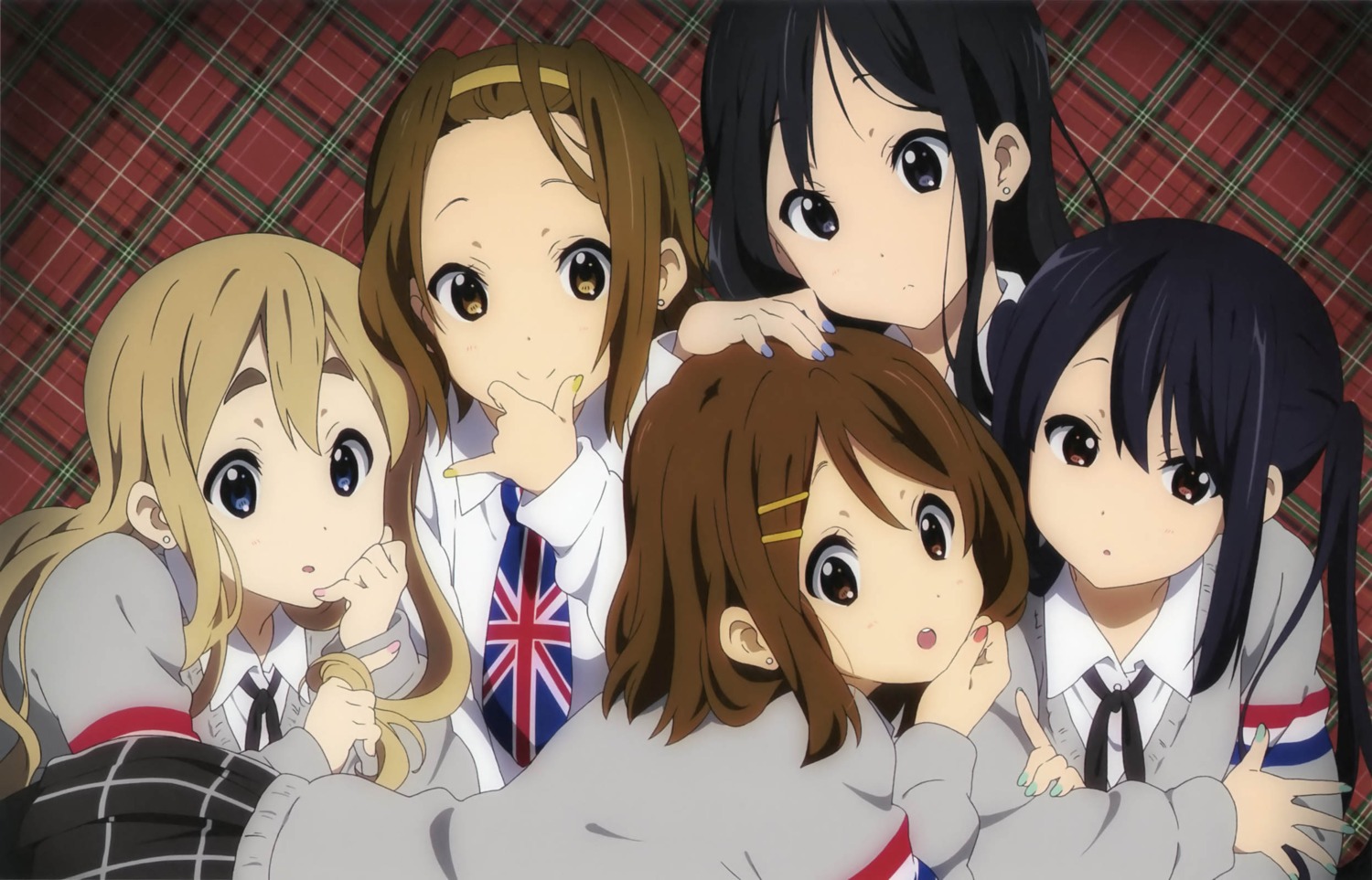 akiyama_mio ass hikiyama_kayo hirasawa_yui k-on! kotobuki_tsumugi nakano_azusa pantyhose seifuku sweater tainaka_ritsu