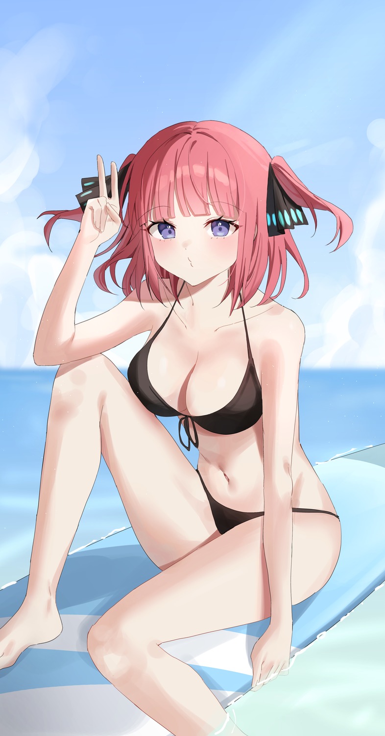 5-toubun_no_hanayome bikini educk nakano_nino swimsuits wet