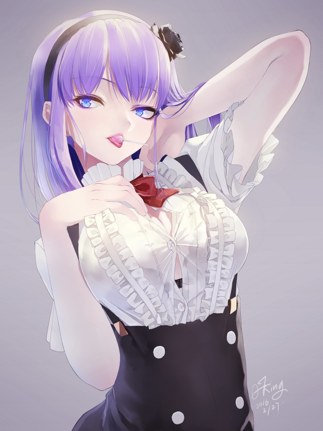 bra cleavage dagashi_kashi okingjo see_through shidare_hotaru