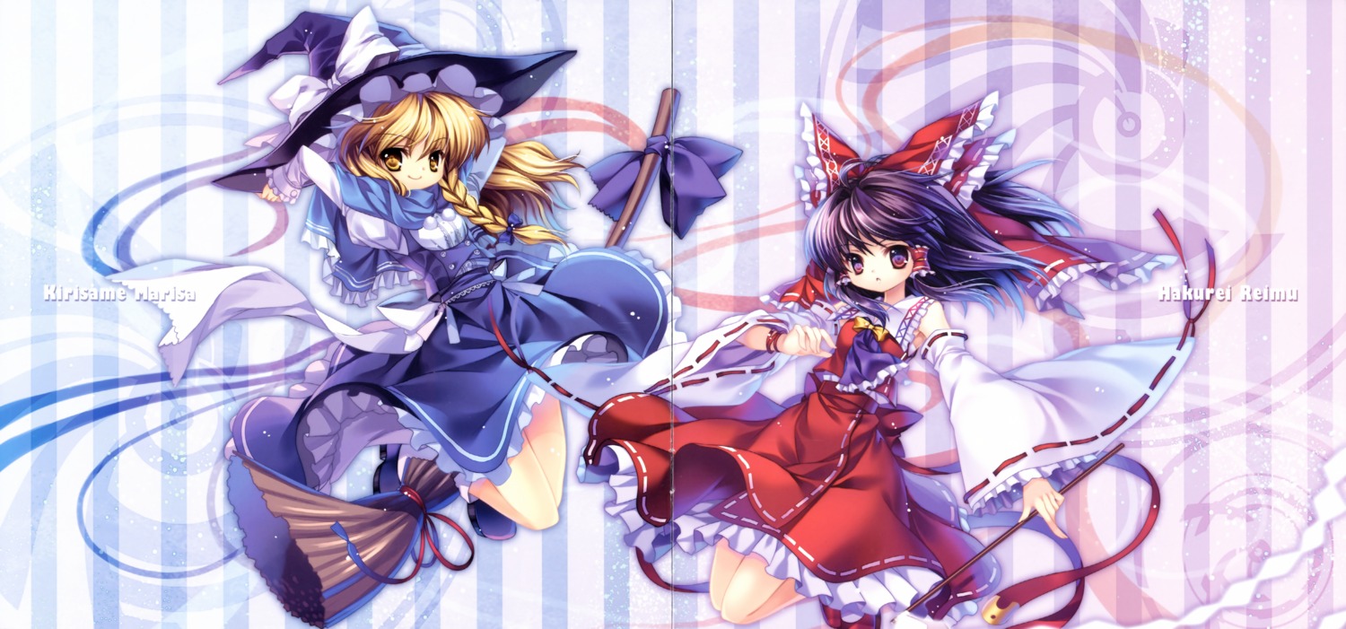 capura_lin gap hakurei_reimu kirisame_marisa touhou