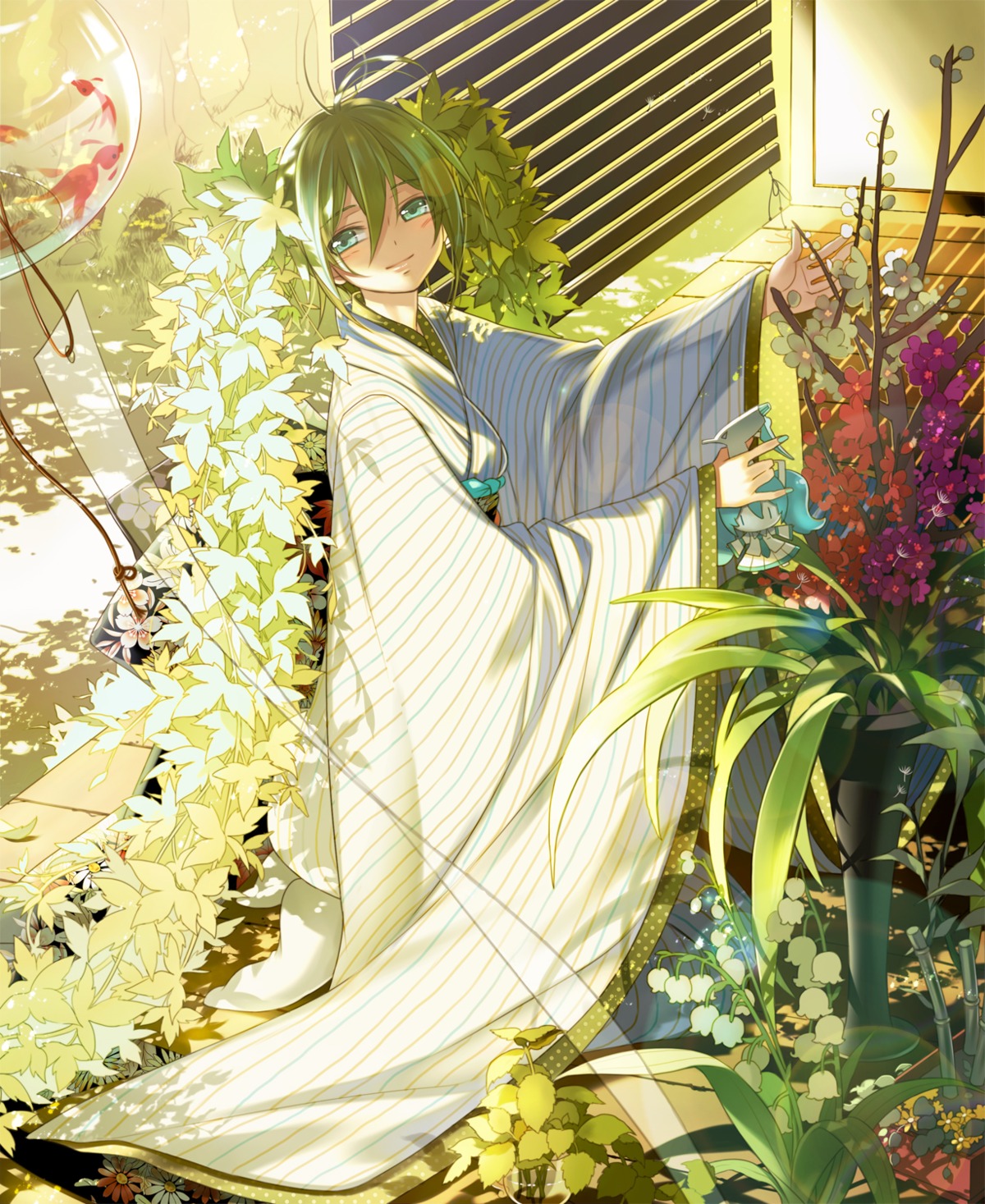 hatsune_miku japanese_clothes kimono starpri vocaloid