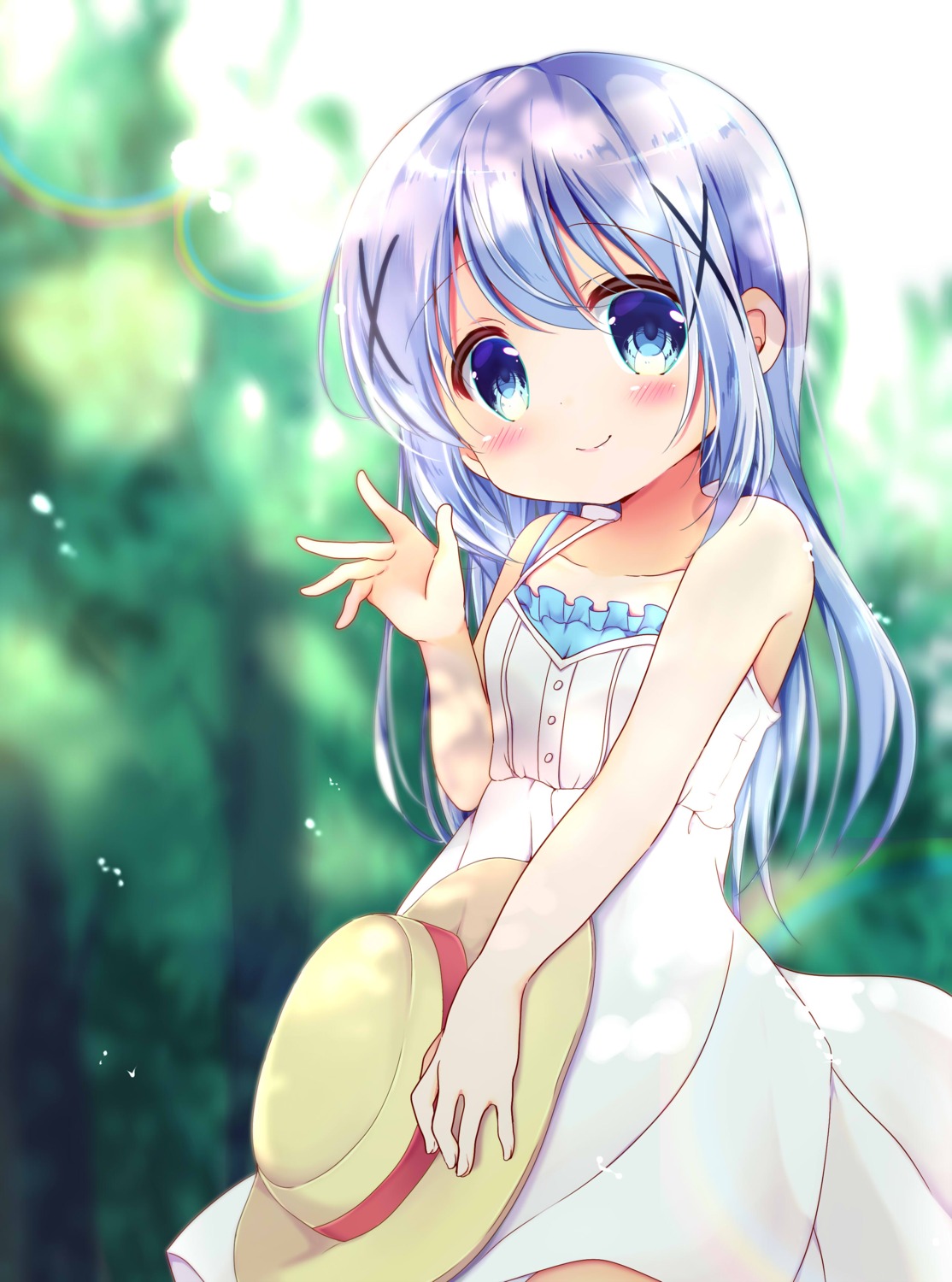 dress gochuumon_wa_usagi_desu_ka? kafuu_chino kiyo_(yamazoe1122) summer_dress