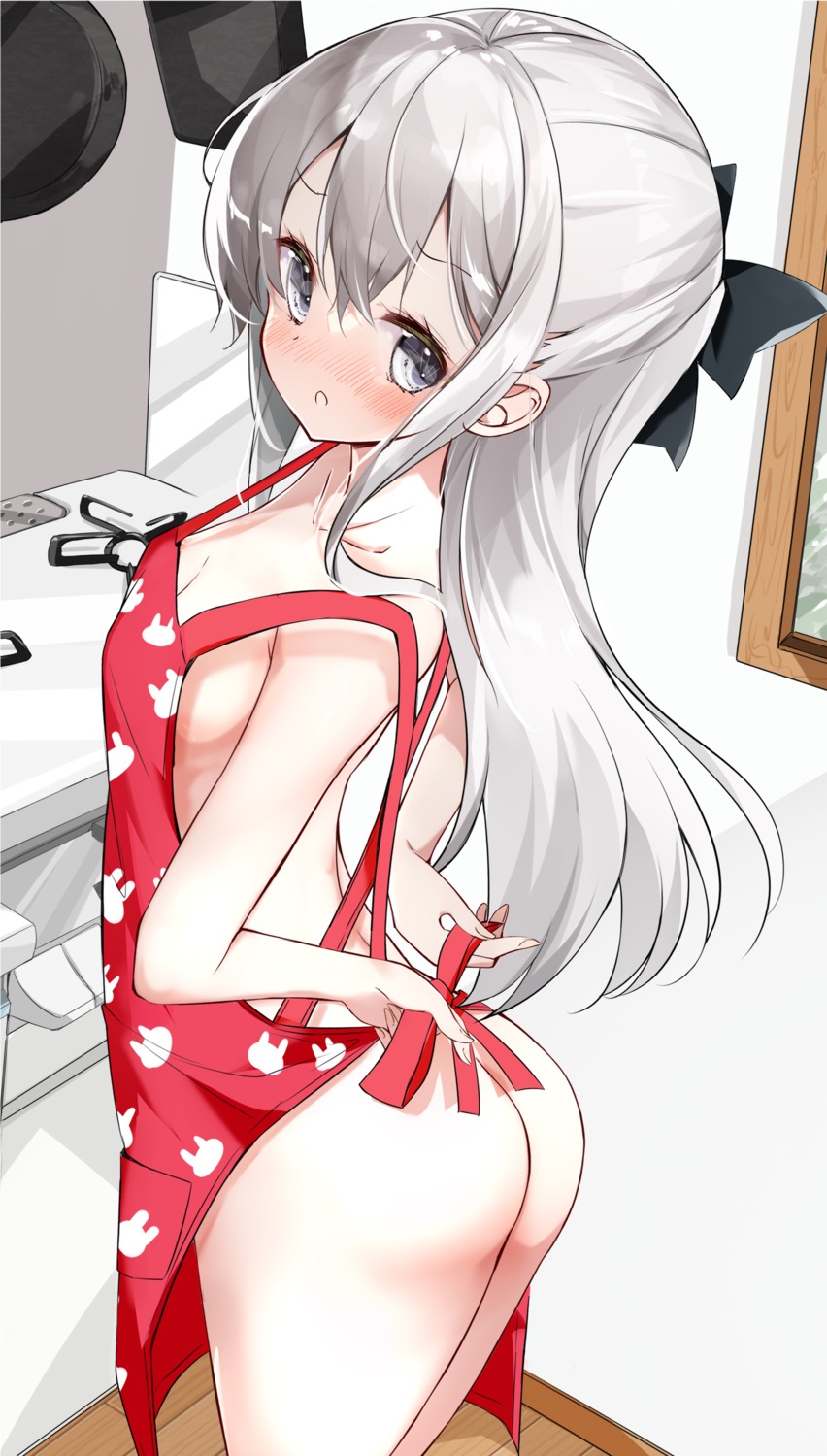 ass hamaken naked_apron