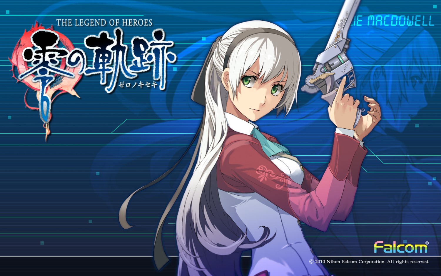 eiyuu_densetsu eiyuu_densetsu:_zero_no_kiseki elie_macdowell enami_katsumi falcom gun wallpaper