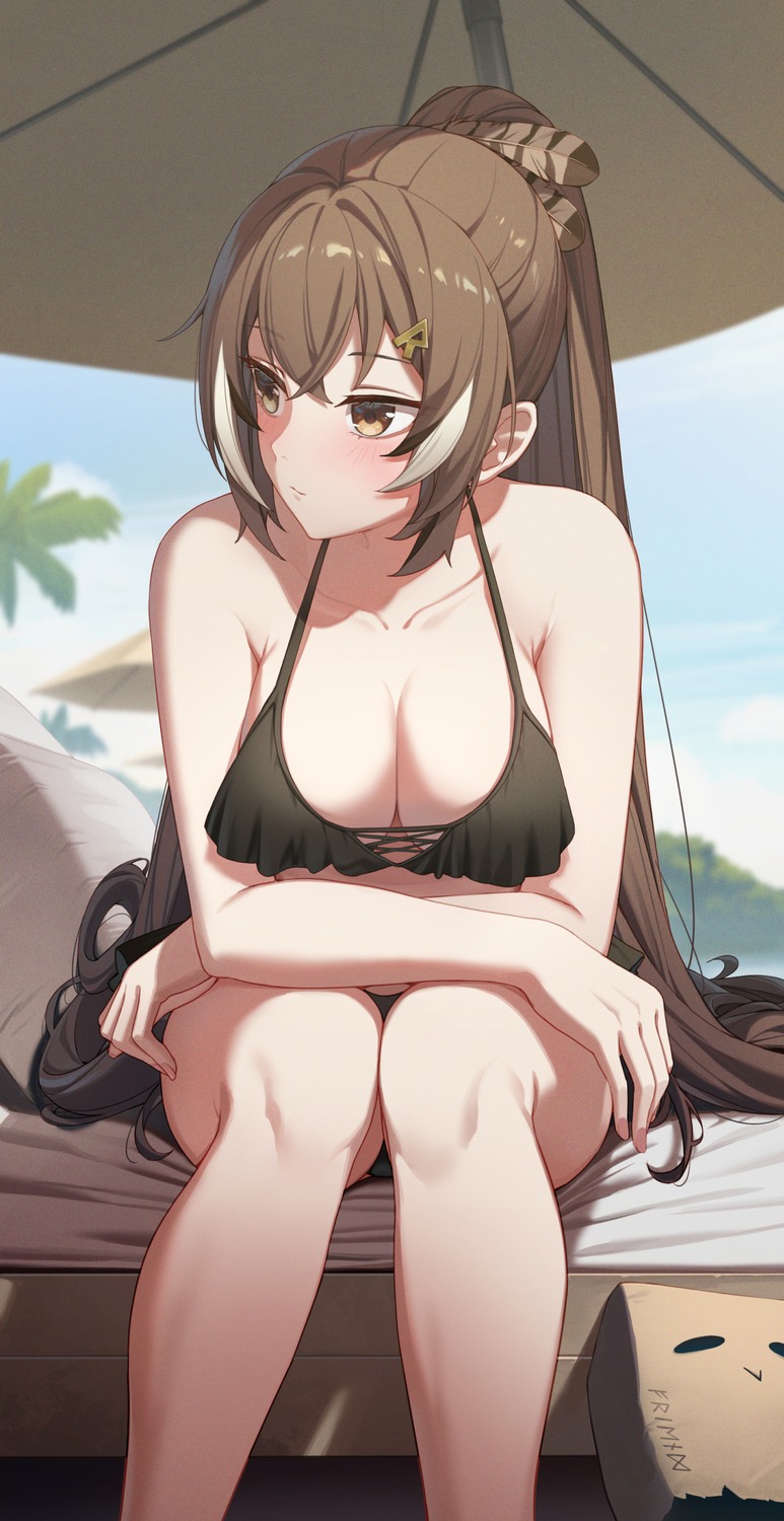 bikini erezu hololive hololive_english nanashi_mumei swimsuits