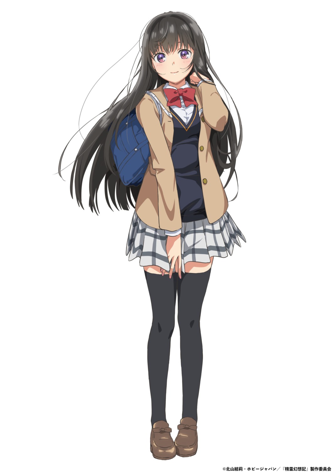 ayase_miharu seifuku seirei_gensouki sweater tagme thighhighs